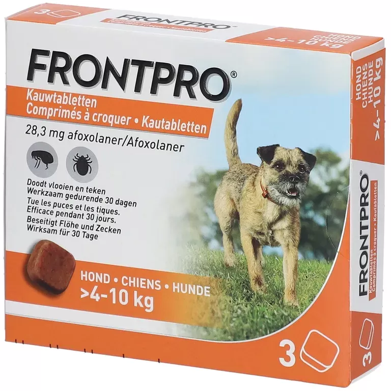 FRONTPRO® Comprimés à Croquer pour Chiens 4-10 kg