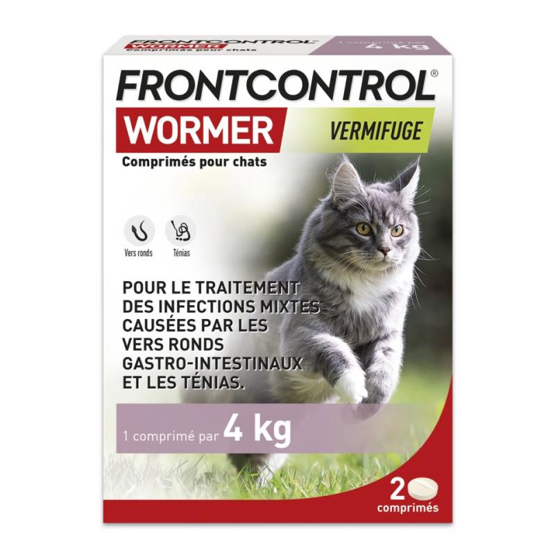 FRONTCONTROL WORMER VERMIFUGE CHAT 2 COMPRIMÉS