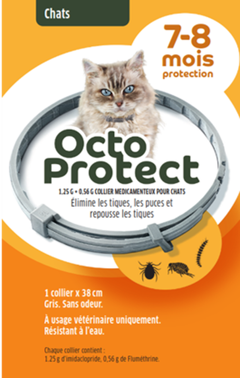 OctoProtect – Collier anti-Puces et tiques chat – ELANCO