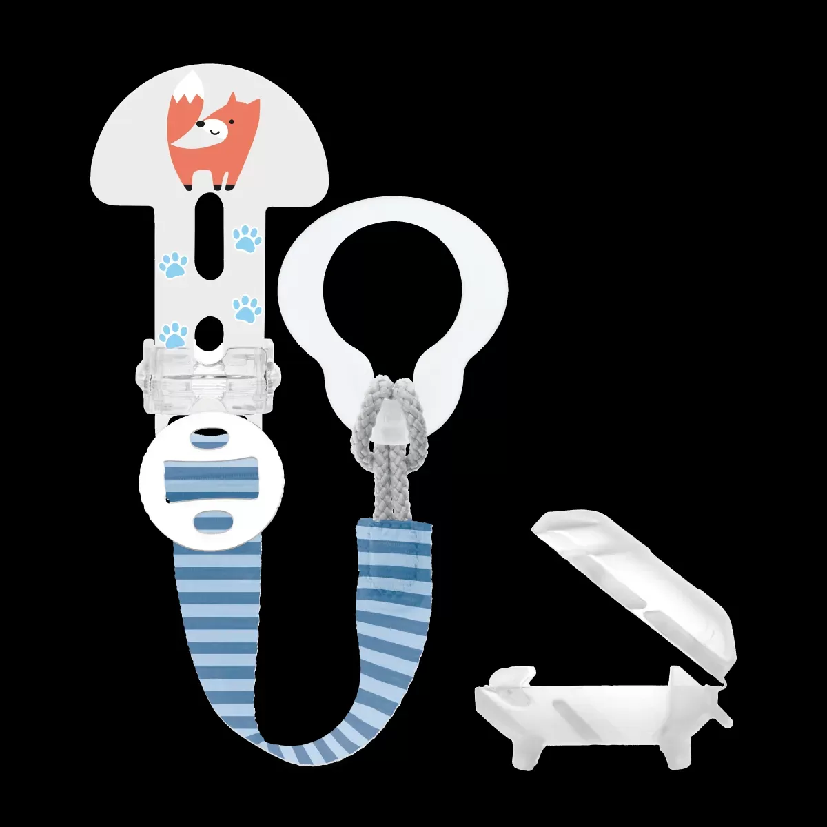 Clip it! & Cover - Attache-sucette 0+ mois