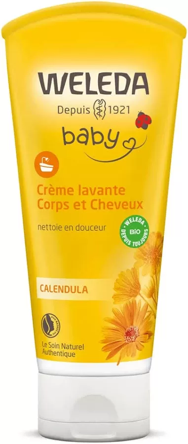 WELEDA Calendula crème lavante corps & cheveux bébé bio