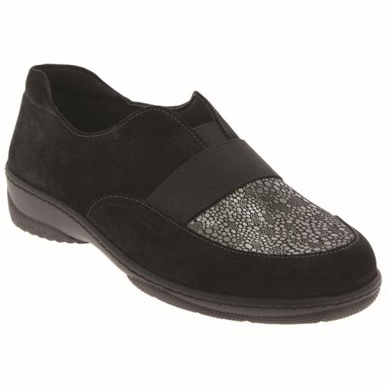 Chaussure orthopédique femme Marion noir